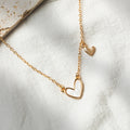 Acrylic love necklace wholesale european and american cross-border pendant jewelry women's niche accessible luxury high-end autumn and winter sweater chain