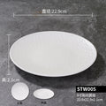 New melamine plates for commercial catering, pasta dishes, western-style steak plates, household dinner plates, high-end round plates, and flat plates
