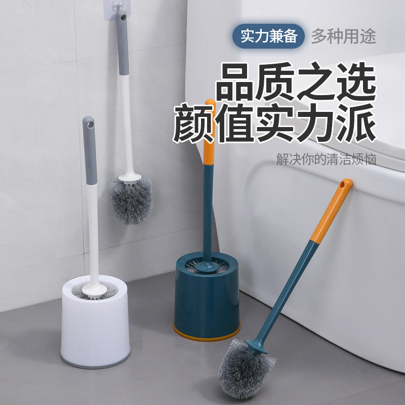 For home toilet brush no dead angle wall-mounted bathroom no punch toilet brush long handle wall-mounted cleaning brush suit