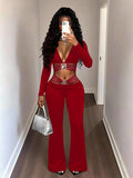 fall new arrival:  black tummy control, butt-lifting, flare leg pants - slimming, figure-flattering, long pants for activewear and everyday wear