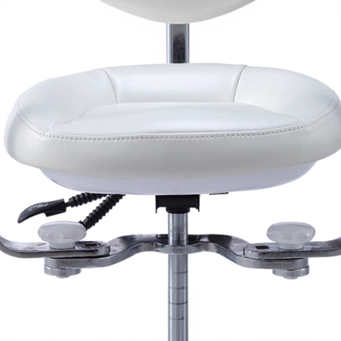 Dental Dentist Seat Metal Stainless Steel Doctor Chair Lifting Swivel Roller Dental Chair MKS-038