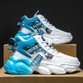 Spring men's shoes winter middle school basketball sports running shoes youth casual high-top chunky sole dad shoes trendy sneakers