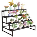 Flower stand outdoor courtyard balcony outdoor potted plant storage rack modern casual multi-layer floor-standing potted plant rack display rack