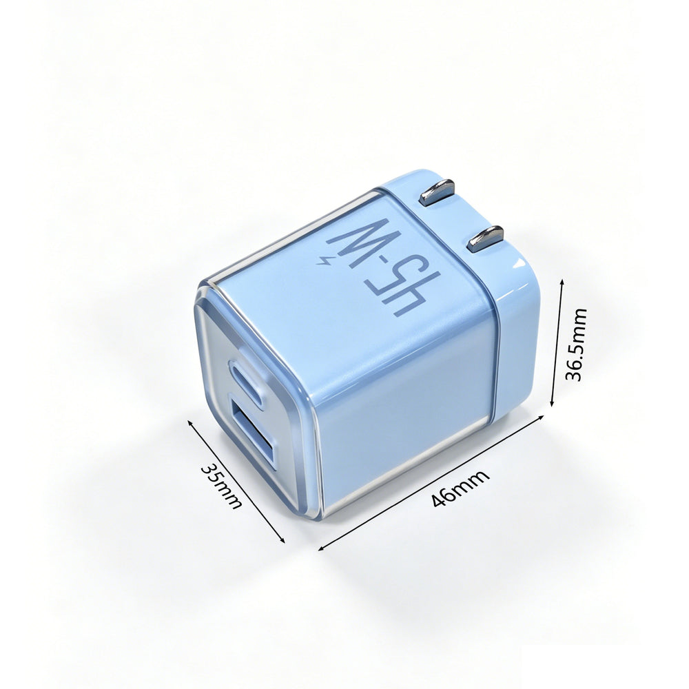 Wow customized 45w dual port a+c apple charger qc3.0pd protocol usb multi-port fast charging charging head