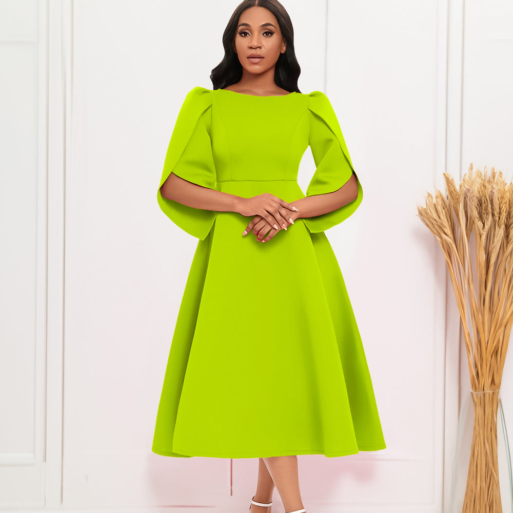 D413 women's foreign trade autumn  new arrival: elegant and stylish evening gown, maxi dress, african dress