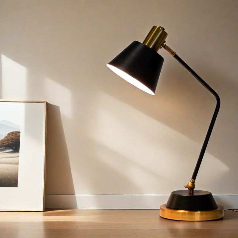 American light luxury style eye protection table lamp hotel led lamp study dormitory desk study reading lamp bedroom bedside lamp