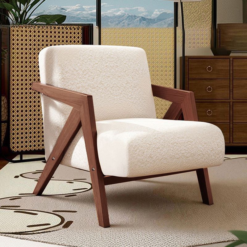 Richard nordic solid wood single sofa chair living room french cafe hotel retrob&b balcony lazy chair
