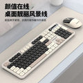 Viper wk500 wireless keyboard and mouse combo - silent keys, cute design, perfect for office, business, and everyday pc use