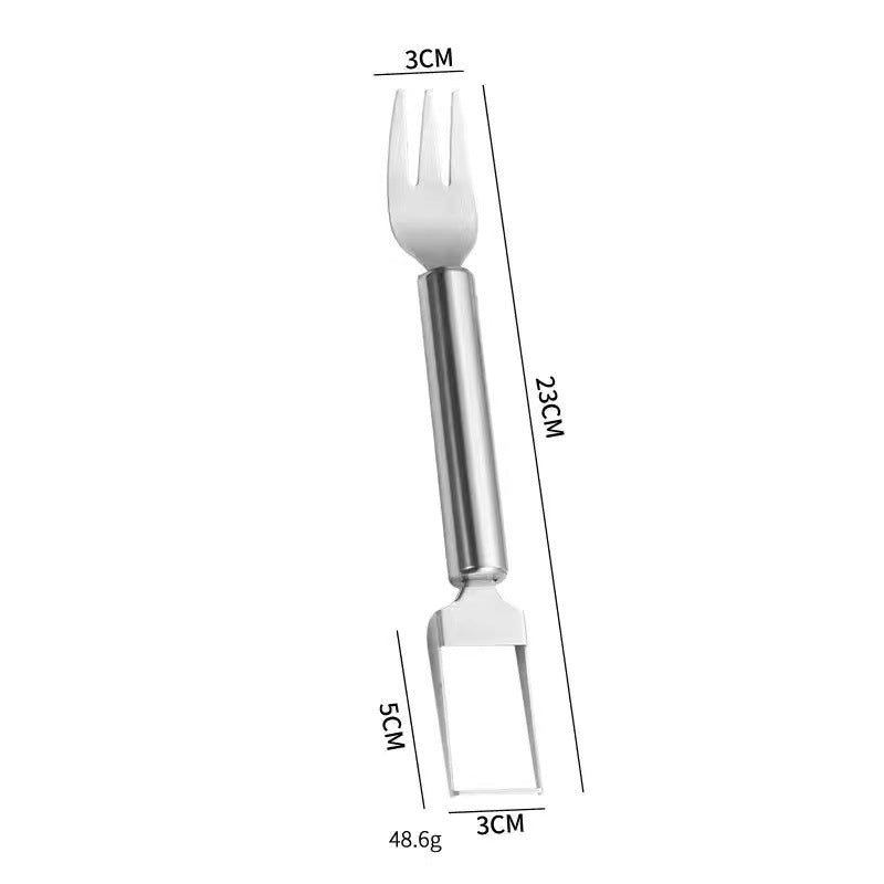 New stainless steel watermelon slicer - creative home watermelon cutting tool for scooping out flesh and fruits