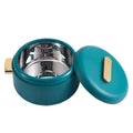 Food warmer containerexportsuit3pcs gold handle double-layer thermal insulation box 1l-2l-3.5l