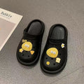 Egg cheese/black crocs