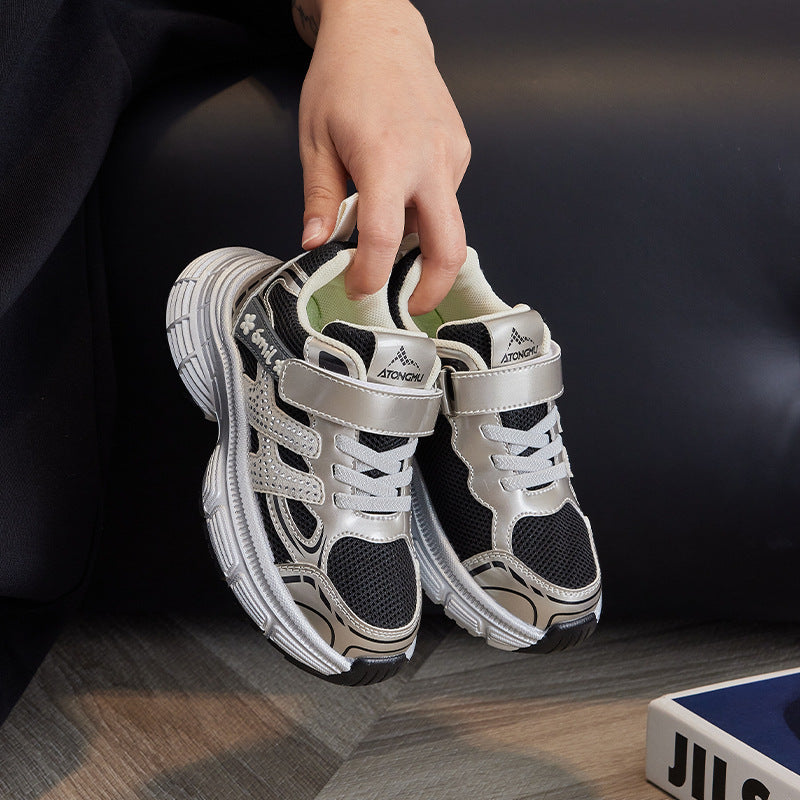 2025 autumn new sports shoes boys breathable running shoes girls fashion versatile casual sports shoes children's shoes