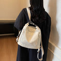 2025 new casual versatile tote bag multi-purpose travel backpack large capacity student commuter shoulder crossbody bag