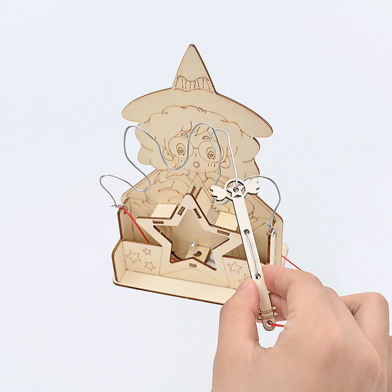 New Crossfire Primary School Students Science and Technology Small Production STEAM Physics Classroom Science Small Experiment Teaching Aids Material Package