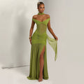 fashion style autumnew arrivalfashiontube topbacklesssexymesh shrink slit hip-hugging dress