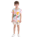 Wholesale children's printed shirts direct from the source: new summer beach style hawaiian vacation short-sleeve shirts