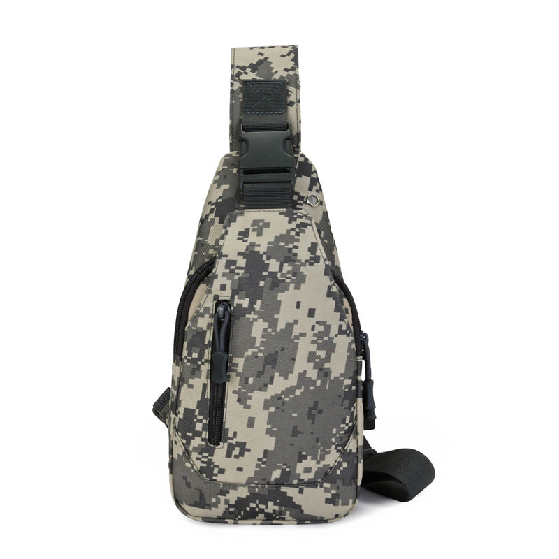 Cross-border outdoor explosive men's bags, casual breast bags, large-capacity shoulder bags, Oxford cloth trendy men's bags, backpacks, messenger bags.
