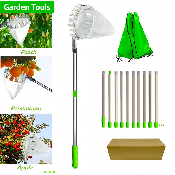 High-altitude fruit picker, picking tool, portable fruit picker, garden fruit fruit tree picker, removable garden tool