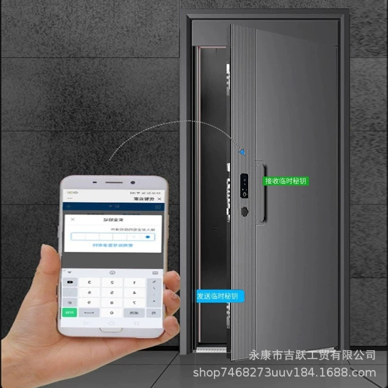 Class a anti-theft door for home security smart lock entrance door house door project double door heightened single door