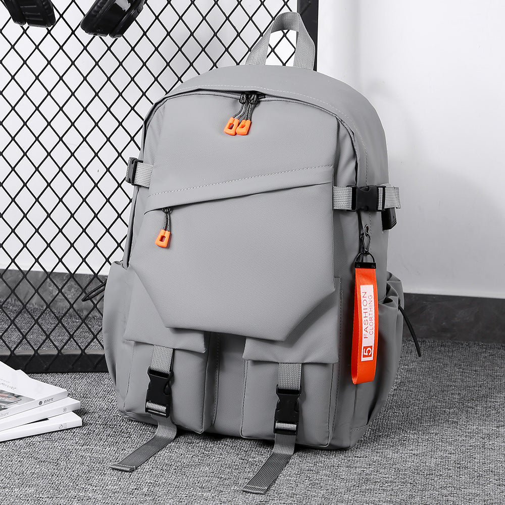 Processing custom backpack men's backpack large capacity leisure trend sports computer male junior high school high school student