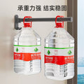 Clothes hanger storage handy gadget punch-free balcony wall-mounted for home clothes drying rack foldable storage rack multi-functional storage rack