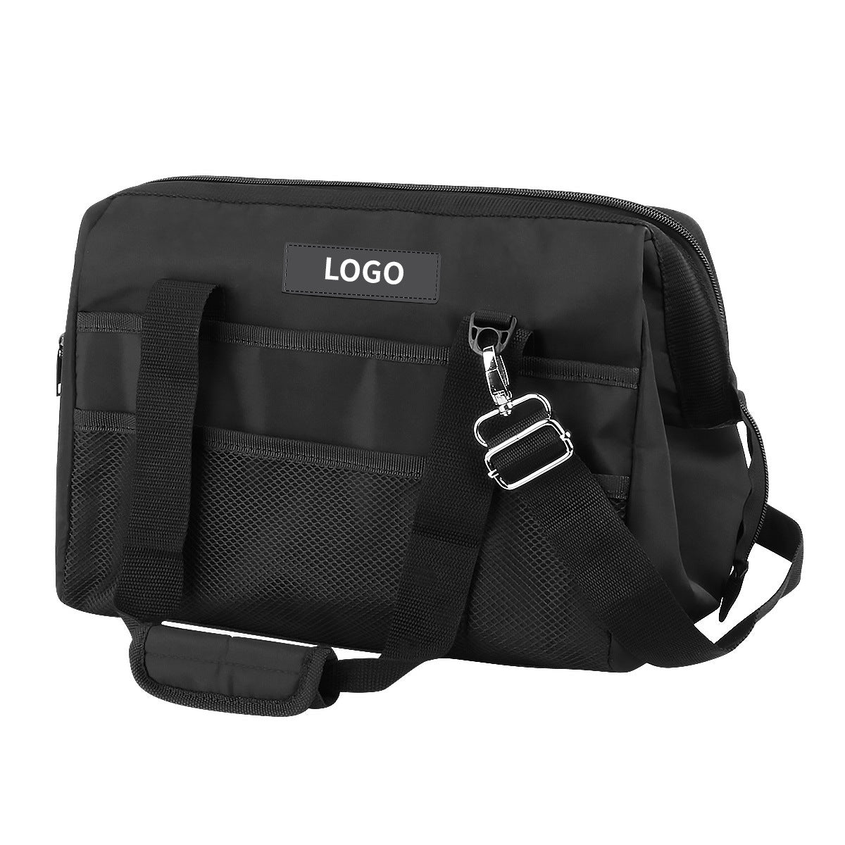 Professional hairdressing tool bag, travel bag, portable messenger shoulder storage bag, tool bag, portable large-capacity handbag.