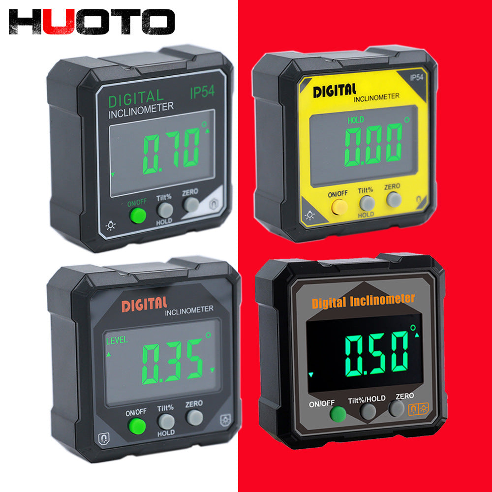 New IP54 digital display tilt box tilt meter angle measuring instrument level meter slope ruler suitable for home use