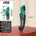Foldable utility knife - heavy duty, high hardness, multi-purpose cutting tool for leather, carpet, and more. durable, drop-resistant, and designed for fast, effortless cuts