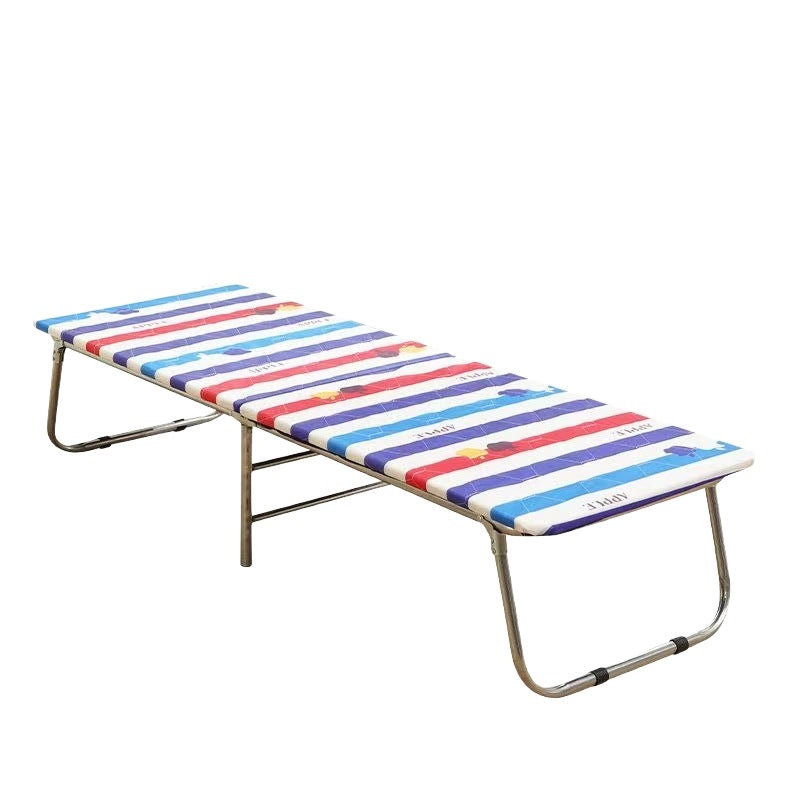 Outdoor foldable bed portable foldable indoor lunch break bed foldable wooden bed accompanying single bed lounge chair for home