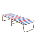 Outdoor foldable bed portable foldable indoor lunch break bed foldable wooden bed accompanying single bed lounge chair for home