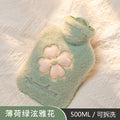 Hot water bottle filled with water and extra thick belly warmer hot water bottle hand warmer female student belly warmer cute stuffed large and small sizes