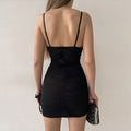 export hot-selling elegant dress:  autumn new women's v-neck rhinestone slim-fit dress wholesale
