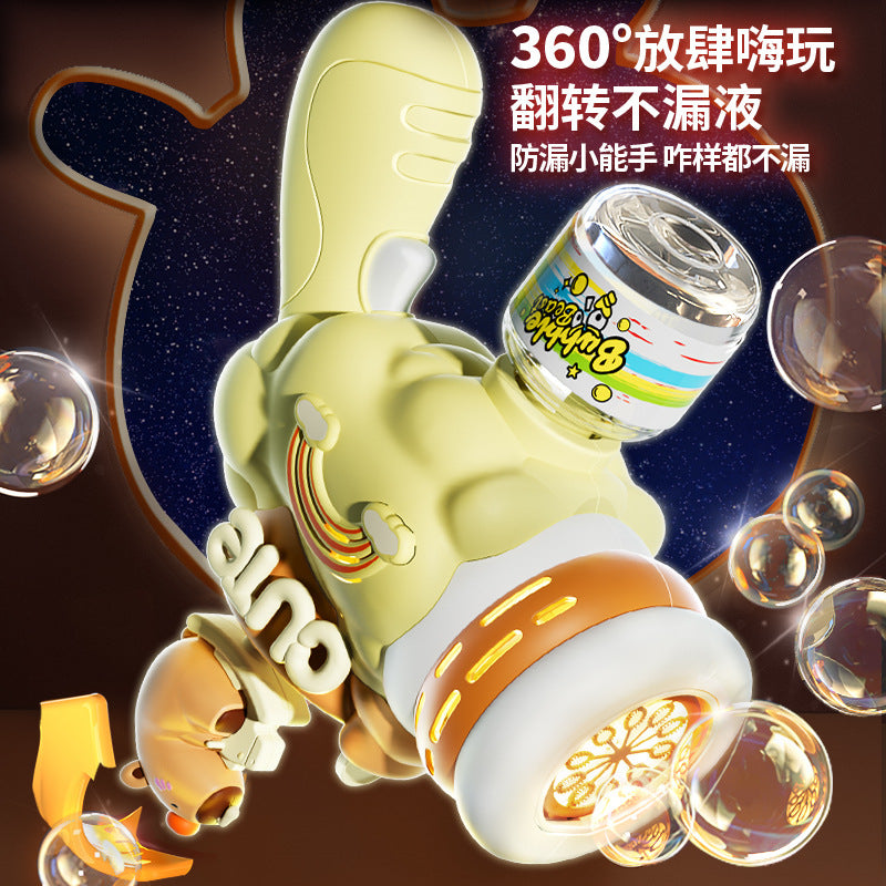 Children's bubble gun toy internet celebrity same style kapie fully automatic electric douyin bala creative bubble machine birthday gift