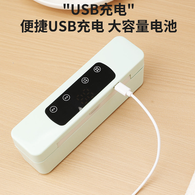 Fully automatic vacuum sealer for home use - food packaging all-in-one machine for freshness preservation, sealing, and compression