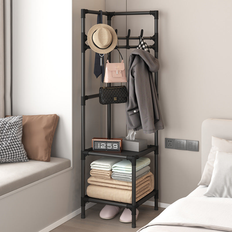 Corner simple coat rack floor bedroom bedside storage rack corner storage rack modern casual clothes rack
