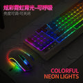 Silver sculpt km800 custom gaming keyboard and mouse combo - colorful wired illuminated desktop pc accessories - 98 keys