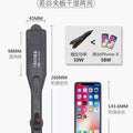 Instant hot splint dry and wet dual-use quick heating bangs straightening fluffy splint big wave hairdressing shop professional hair straightener