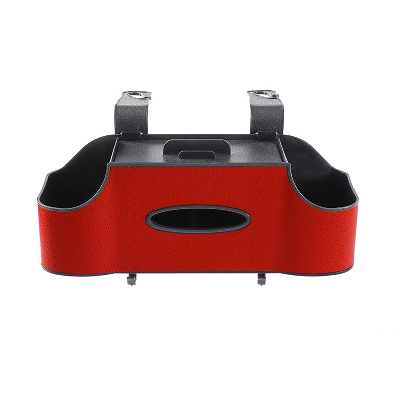 Car seat back organizer with phone holder - multifunctional, creative, and convenient storage for your vehicle, includes tissue box