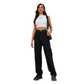 European and american cross-border e-commerce independent website  new american retro elastic waist denim cargo pants casual pants for women
