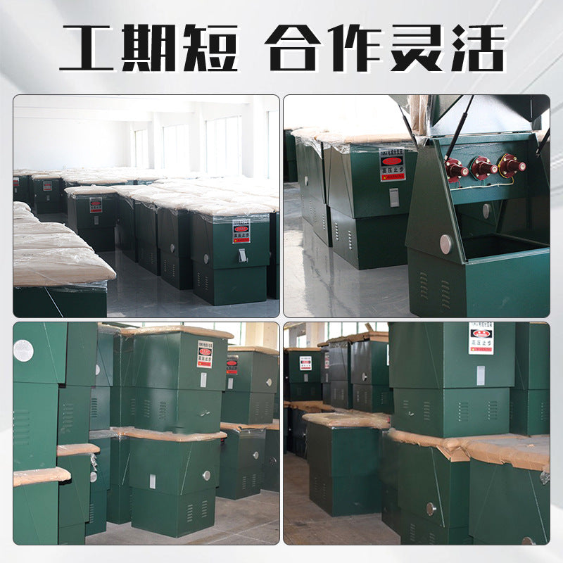 10KV European outdoor high voltage cable branch box DFW-12/630 stainless steel one in one two three four five six out