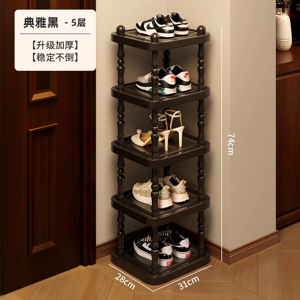 Shoe rack for home door multi-layer shoe cabinet simple storage rack rental room dormitory entrance door shoe storage handy gadget