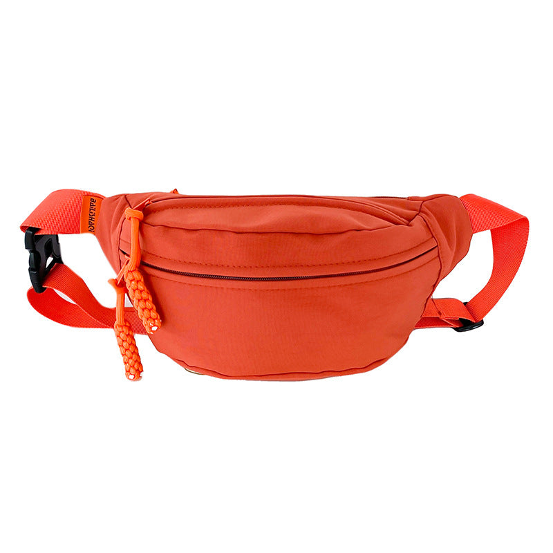 Sports fanny pack men's outdoor fishing anti-splashing fitness running mobile phone storage bag women's commuting travel messenger breast bag
