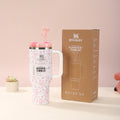 Pink and white bow (paper box)