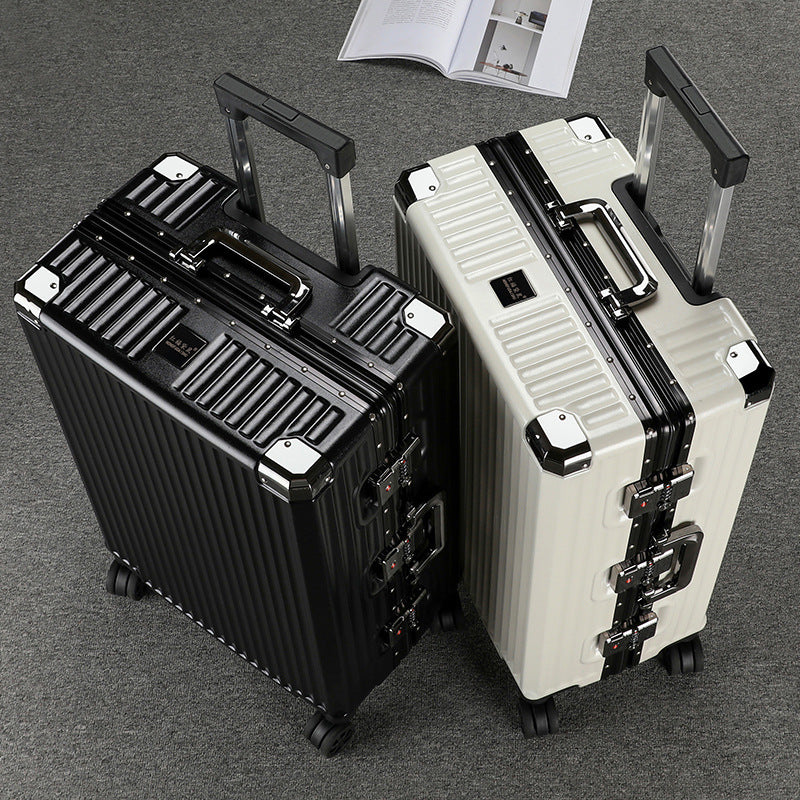 Luggage 2023 new thickened silent wheel password box can sit large capacity female strong and durable suitcase oversized