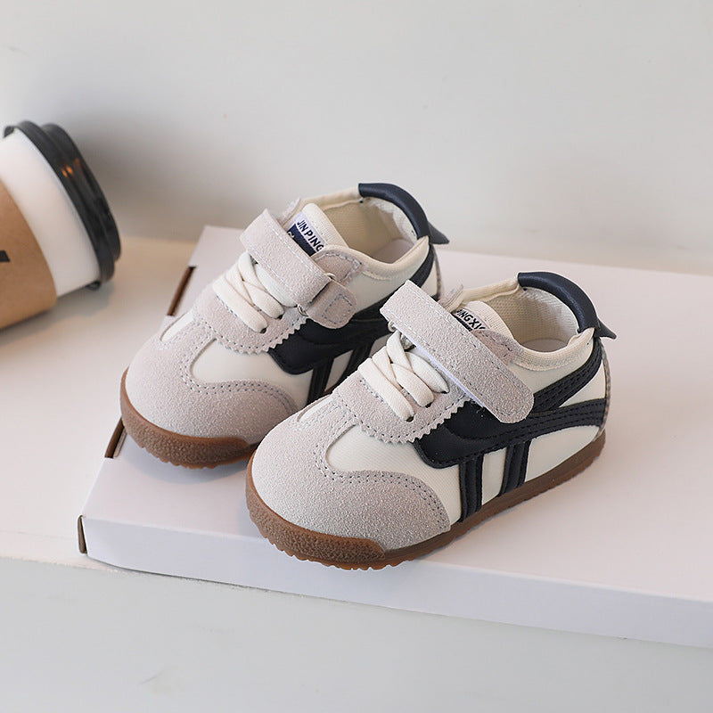 【clearance sale】korean style kids' sneakers: boys' agnes shoes, girls' german army trainers, trendy baby shoes
