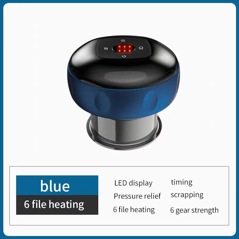 For homeelectric cupping device intelligent temperature moxibustion scraping device portable vacuum negative pressure walking tank suction machine electric scraping device