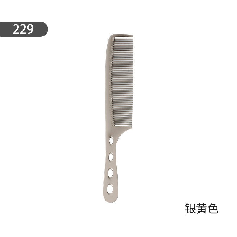 Hair stylist's special hair cutting comb, non-slip handle, anti-static hair cutting comb, steel needle, pointed tail partition, highlighting hair comb
