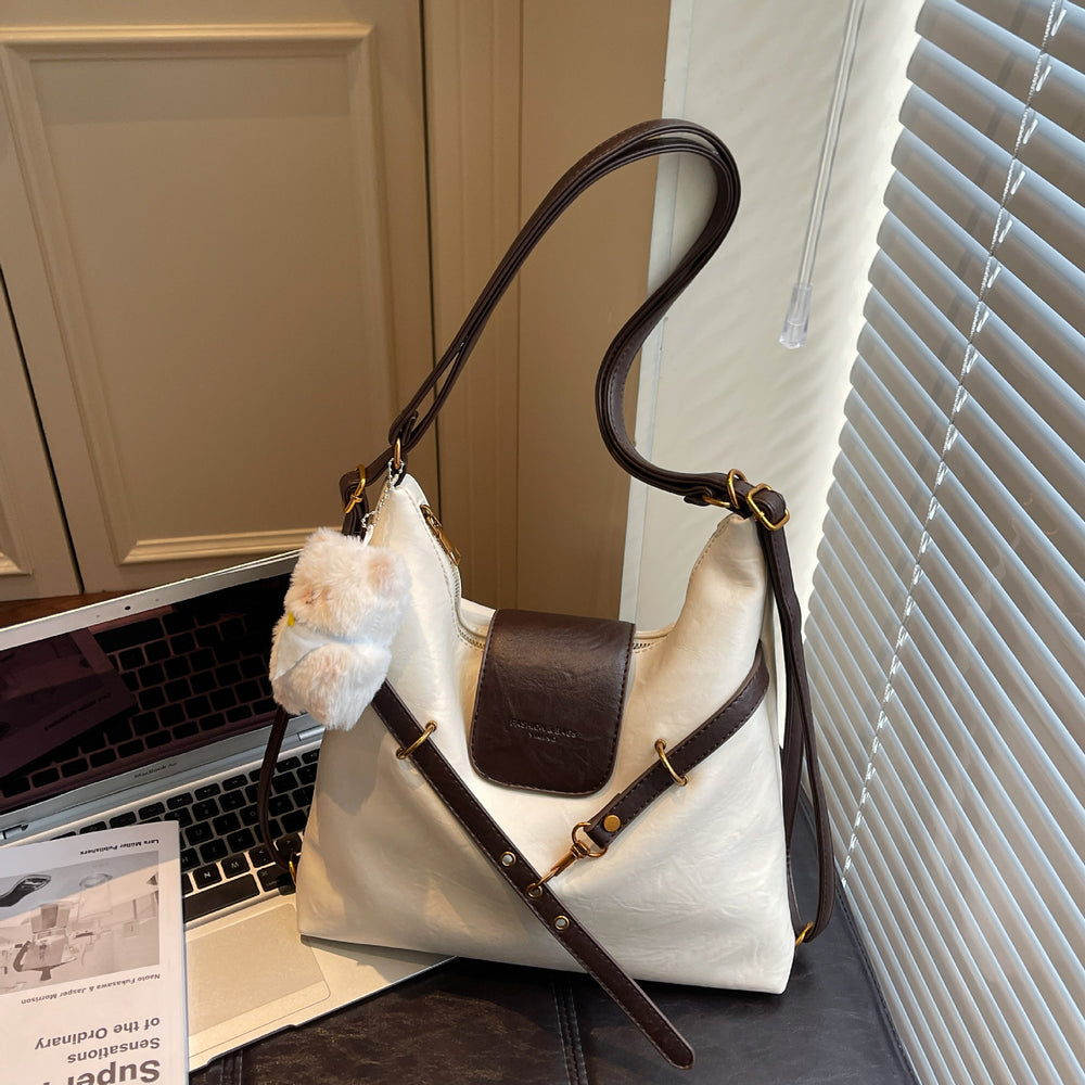 Retrofashion large-capacity tote bag women's single and double shoulder backpack work clothingeasiest for match shoulder bag work clothing backpack