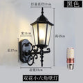European style outdoor waterproof wall lamp retro courtyard light corridor staircase creative wall sconce garden balcony fence wall light