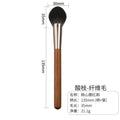Rosewood animal hair makeup brush classy solid wood handle single wool peach heart blush brush beauty tool makeup brush